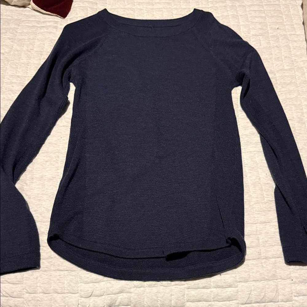 Lululemon Sit In Lotus Sweater - 
Heathered Inkwell